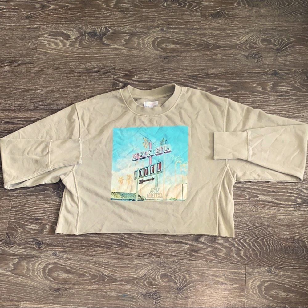 Crop top long sleeve, vibrant, warm and comfy